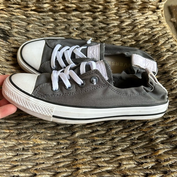 Converse Gray Slip-On Sneakers - Picture 4 of 7